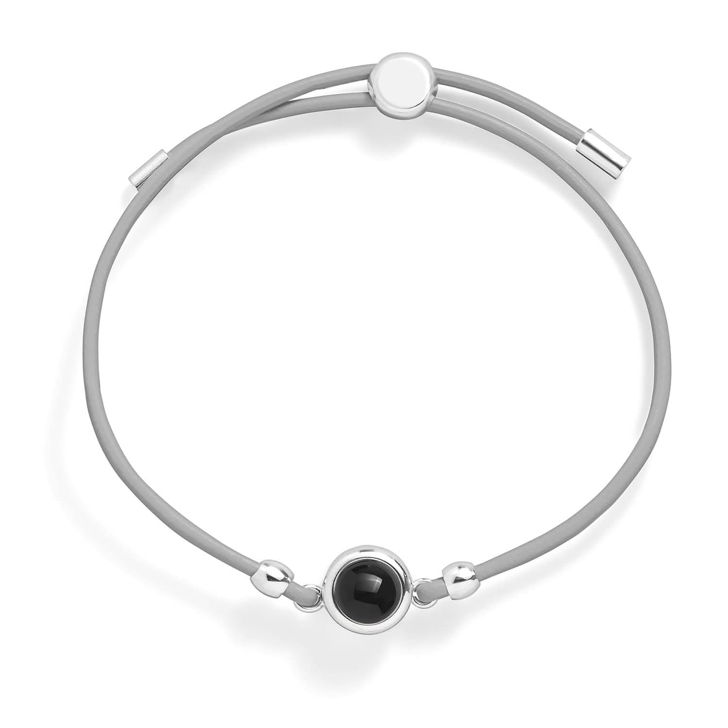 Bracciale in pelle personalizzato con foto