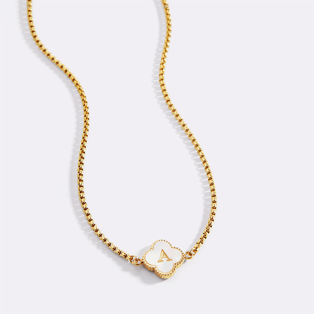 Collana con nome personalizzato Clover
