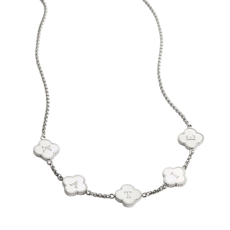 Collana con nome personalizzato Clover