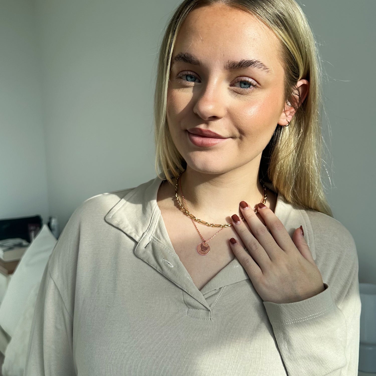 Collana con faccia di animale domestico