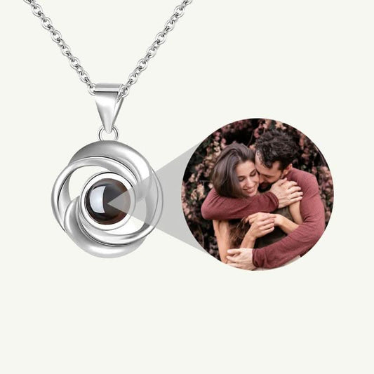 Collana a spirale con foto personalizzata - PJULAN®