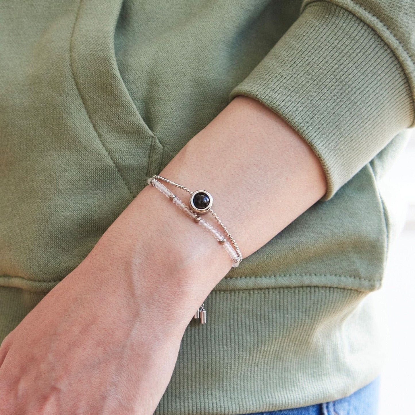 Bracciale in cristalli personalizzato