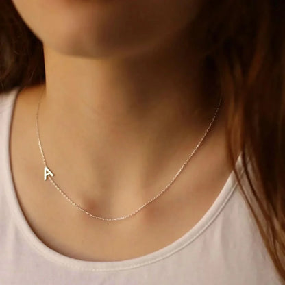 Collana Personalizzata con Iniziali Laterali