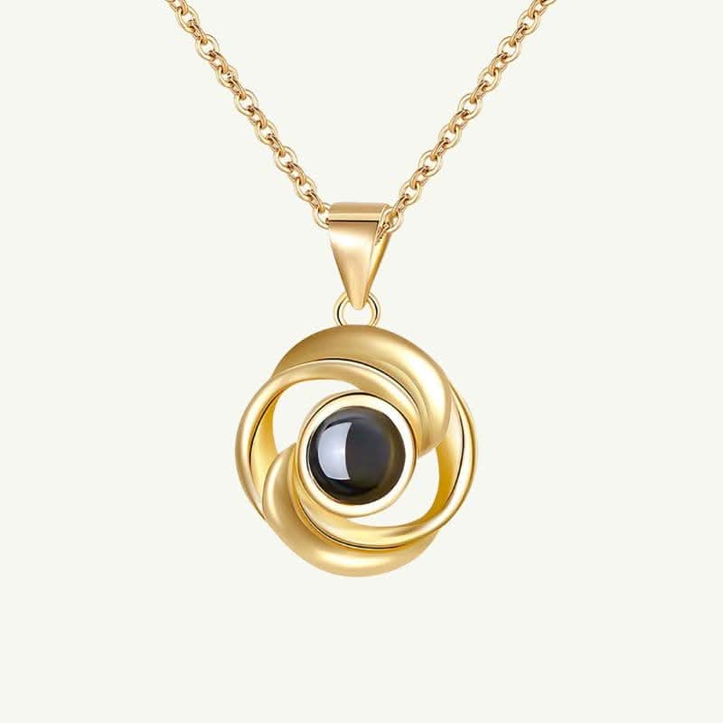 Collana a spirale con foto personalizzata - PJULAN®