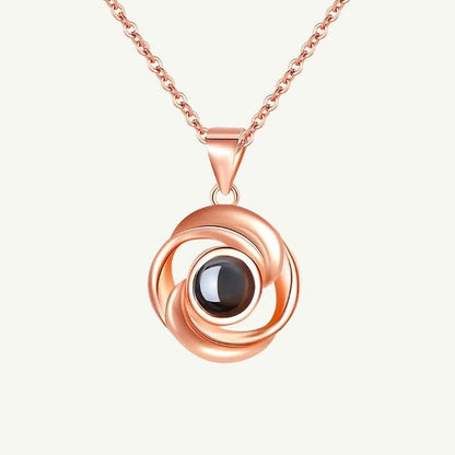 Collana a spirale con foto personalizzata - PJULAN®