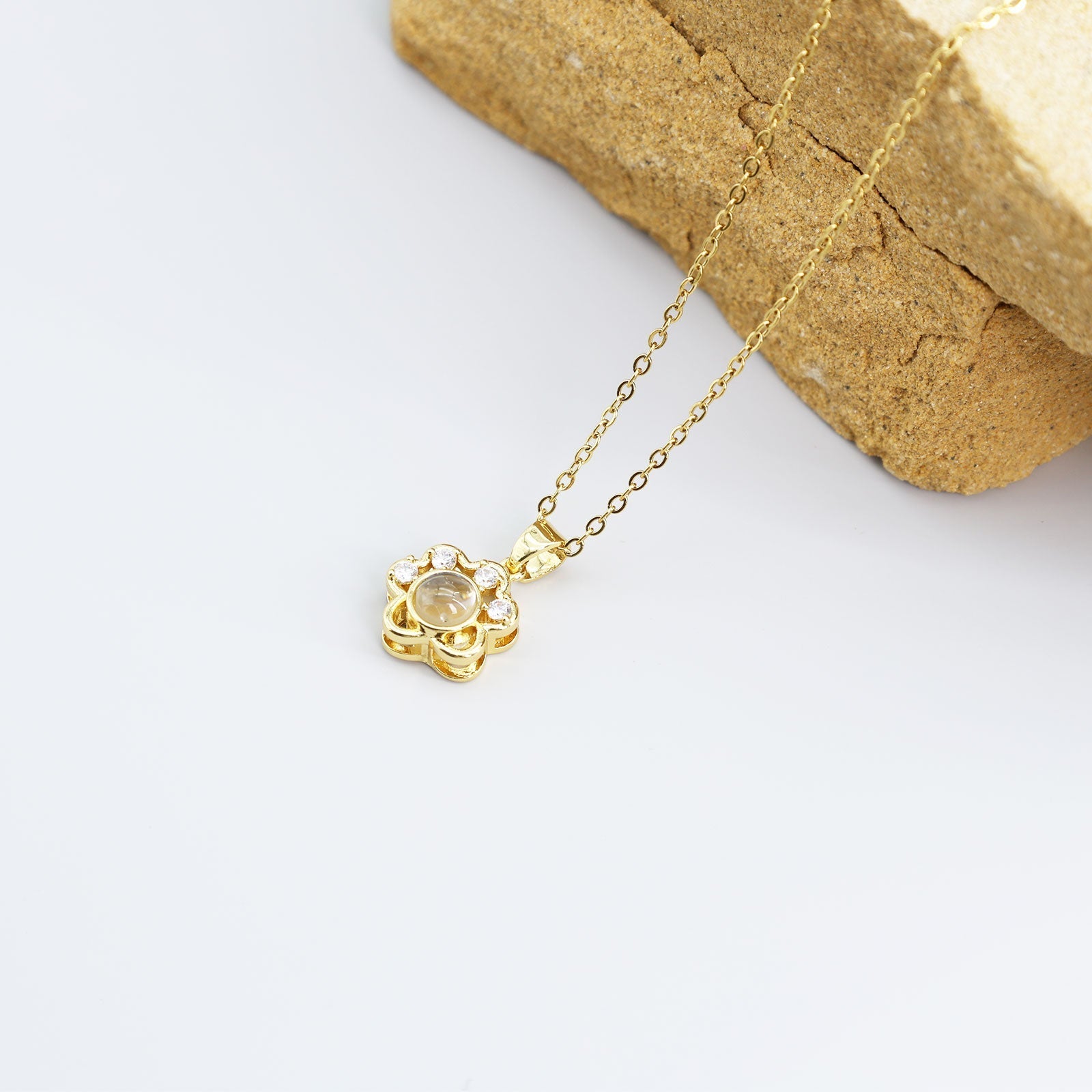 Collana personalizzata con zampa di gatto