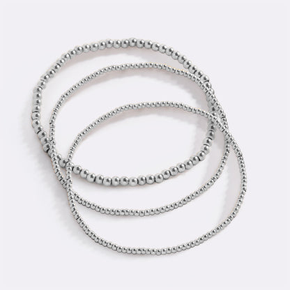 Set di bracciali a perline da impilare 433