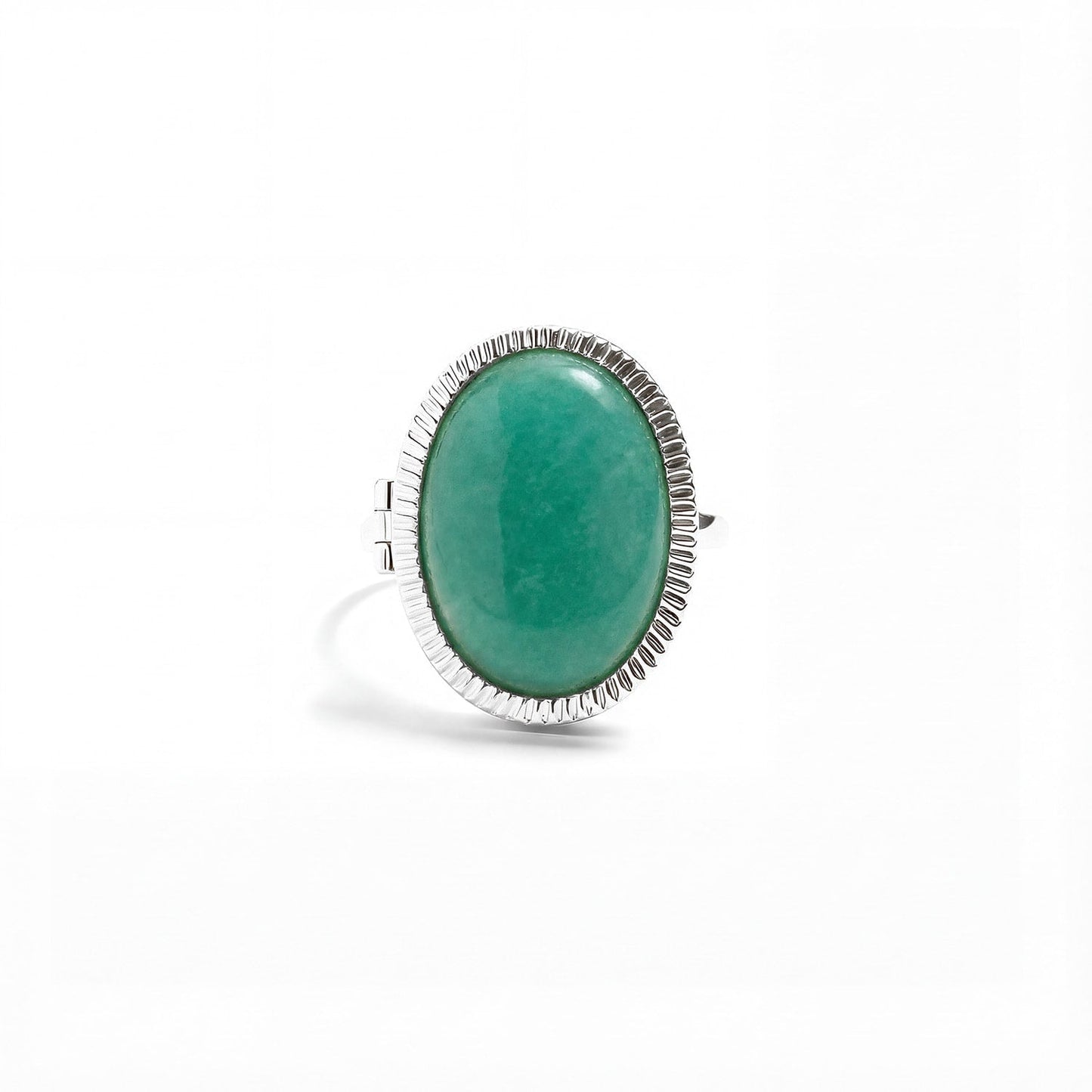 Anello Medaglione Personalizzato con Pietre Semipreziose