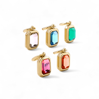 Charm con pietra di nascita a baguette