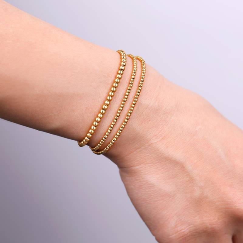 Set di bracciali a perline da impilare 433
