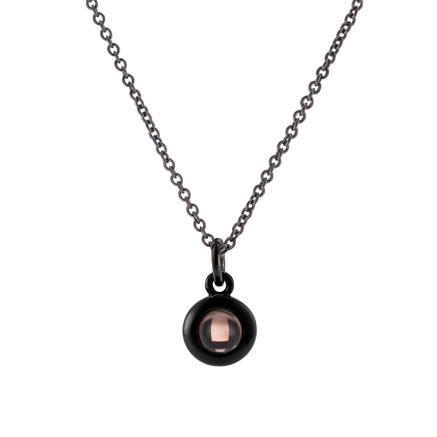 Collana con foto circolare personalizzata