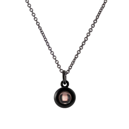 Collana con foto circolare personalizzata
