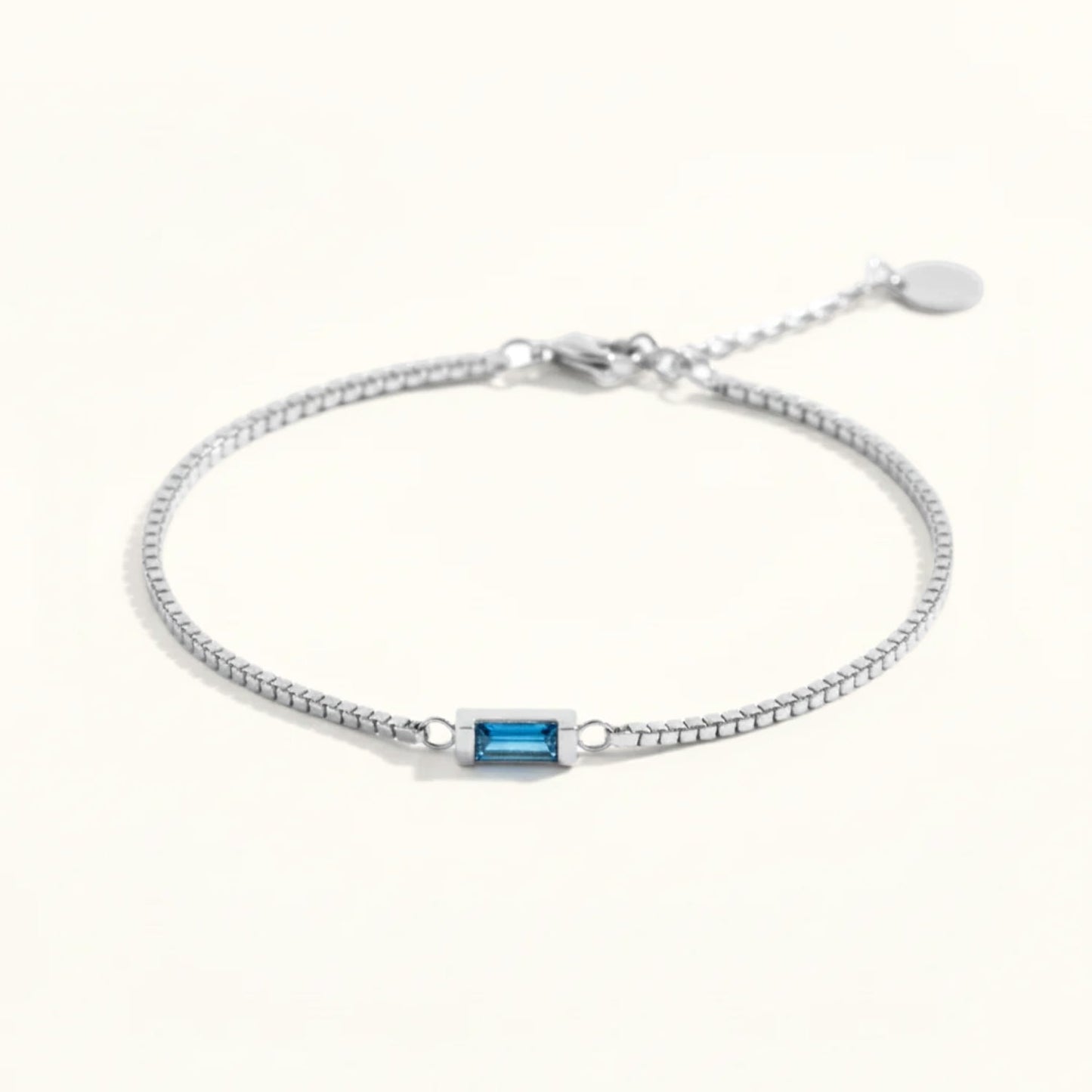 Bracciale Arcobaleno con Pietra di Nascita