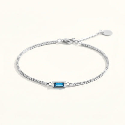 Bracciale Arcobaleno con Pietra di Nascita