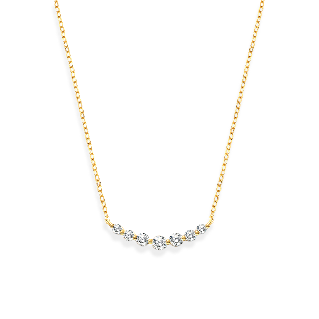 Collana Classica Arc con Diamanti
