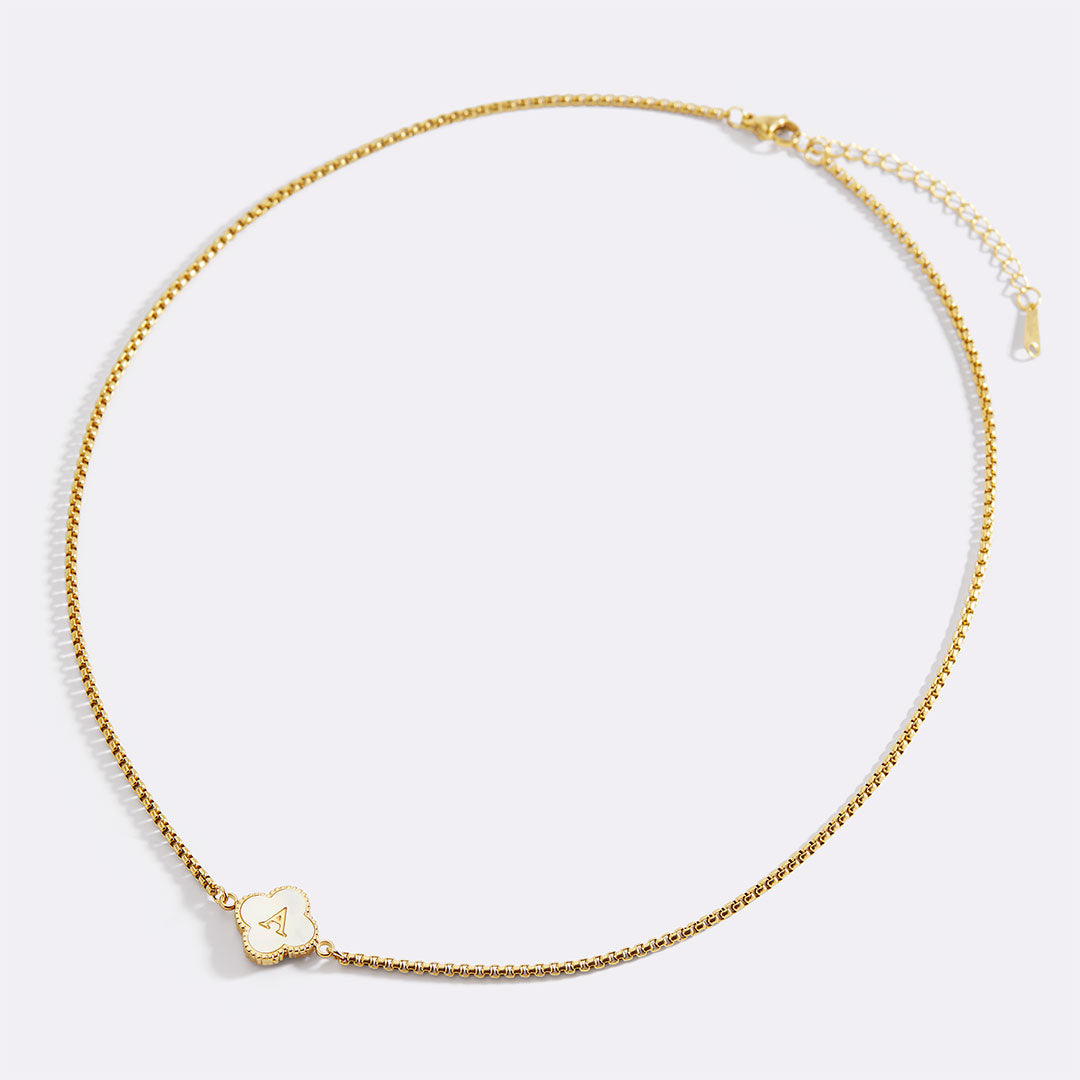 Collana con nome personalizzato Clover