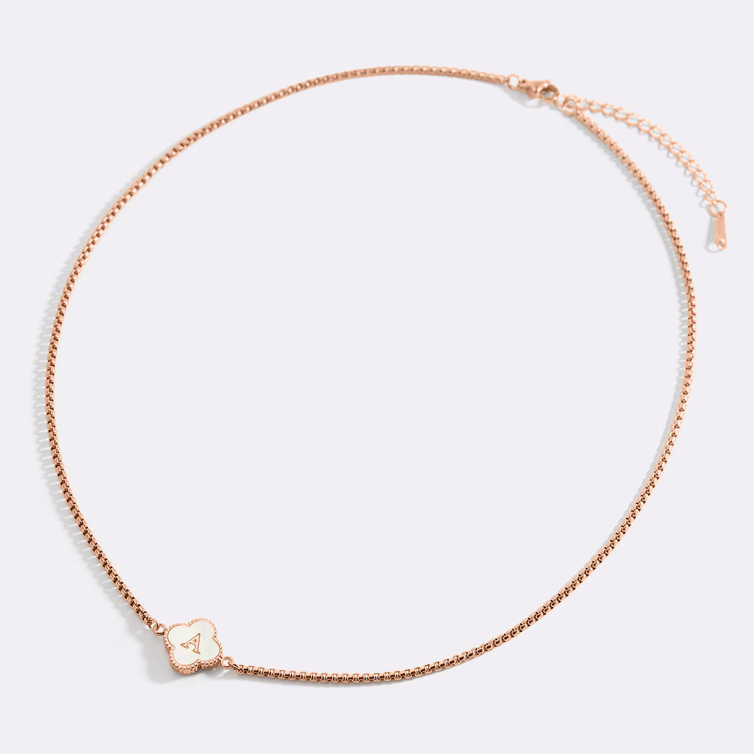 Collana con nome personalizzato Clover