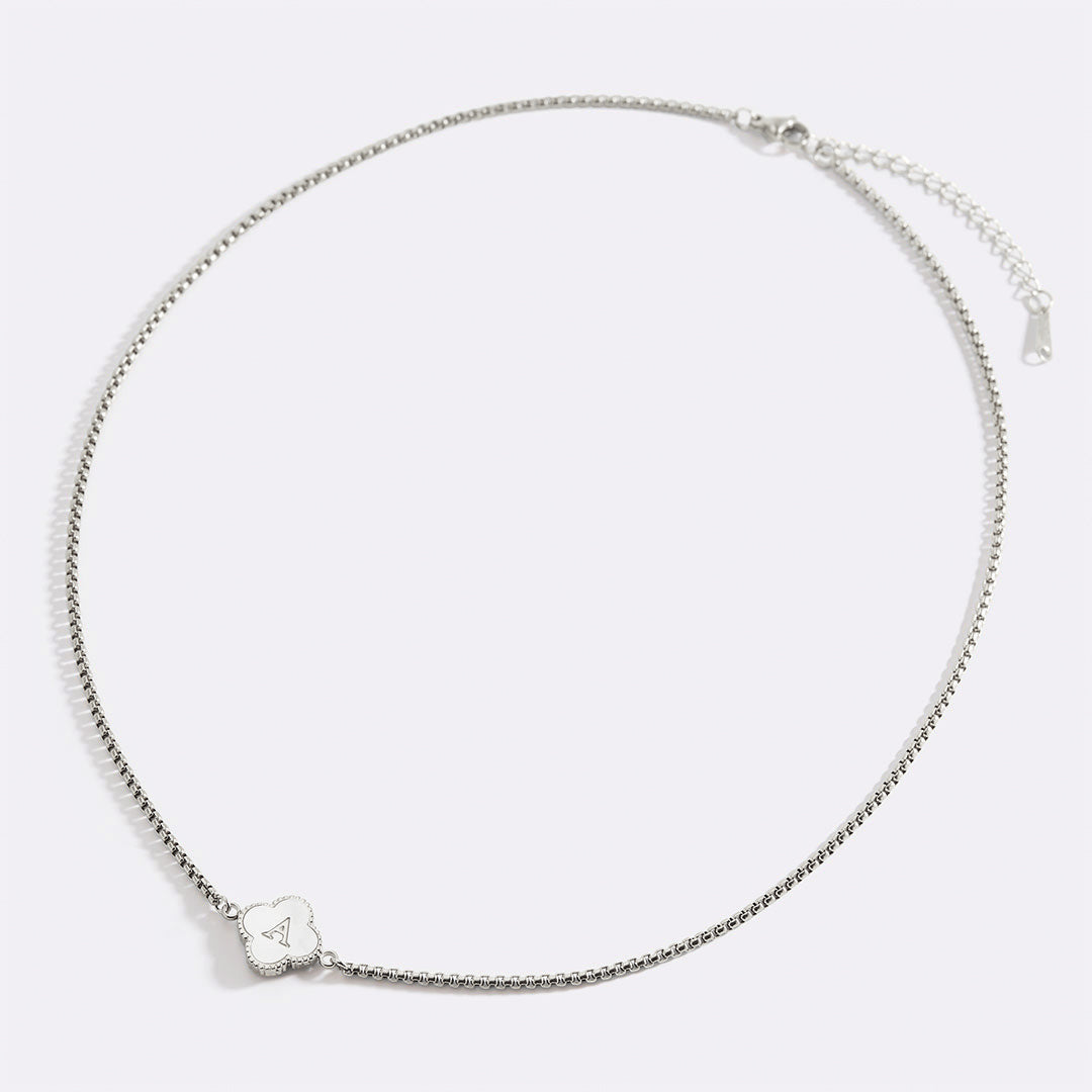 Collana con nome personalizzato Clover