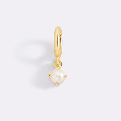 Charm con Pietra di Nascita Essenziale 4 mm