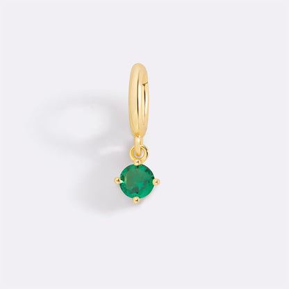 Charm con Pietra di Nascita Essenziale 4 mm