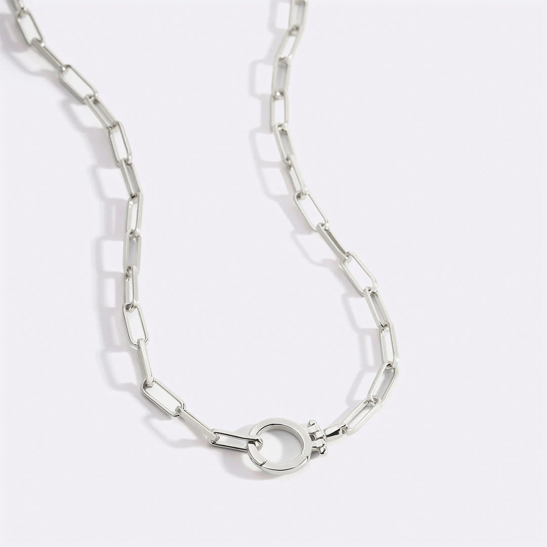 Collana Paperclip Menta PJULAN