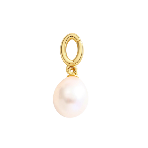 Charm a Goccia con Perla Naturale