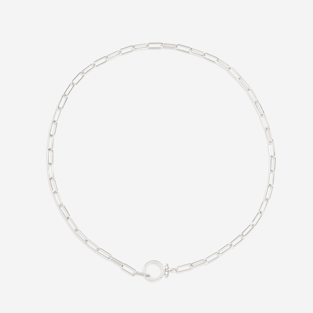 Collana Paperclip Menta PJULAN