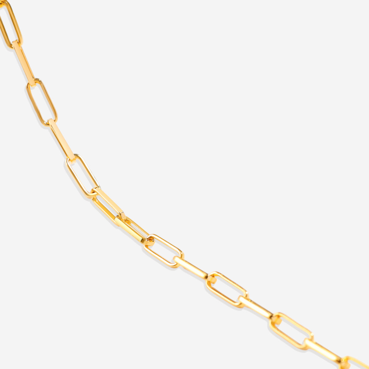 Collana Paperclip Menta PJULAN