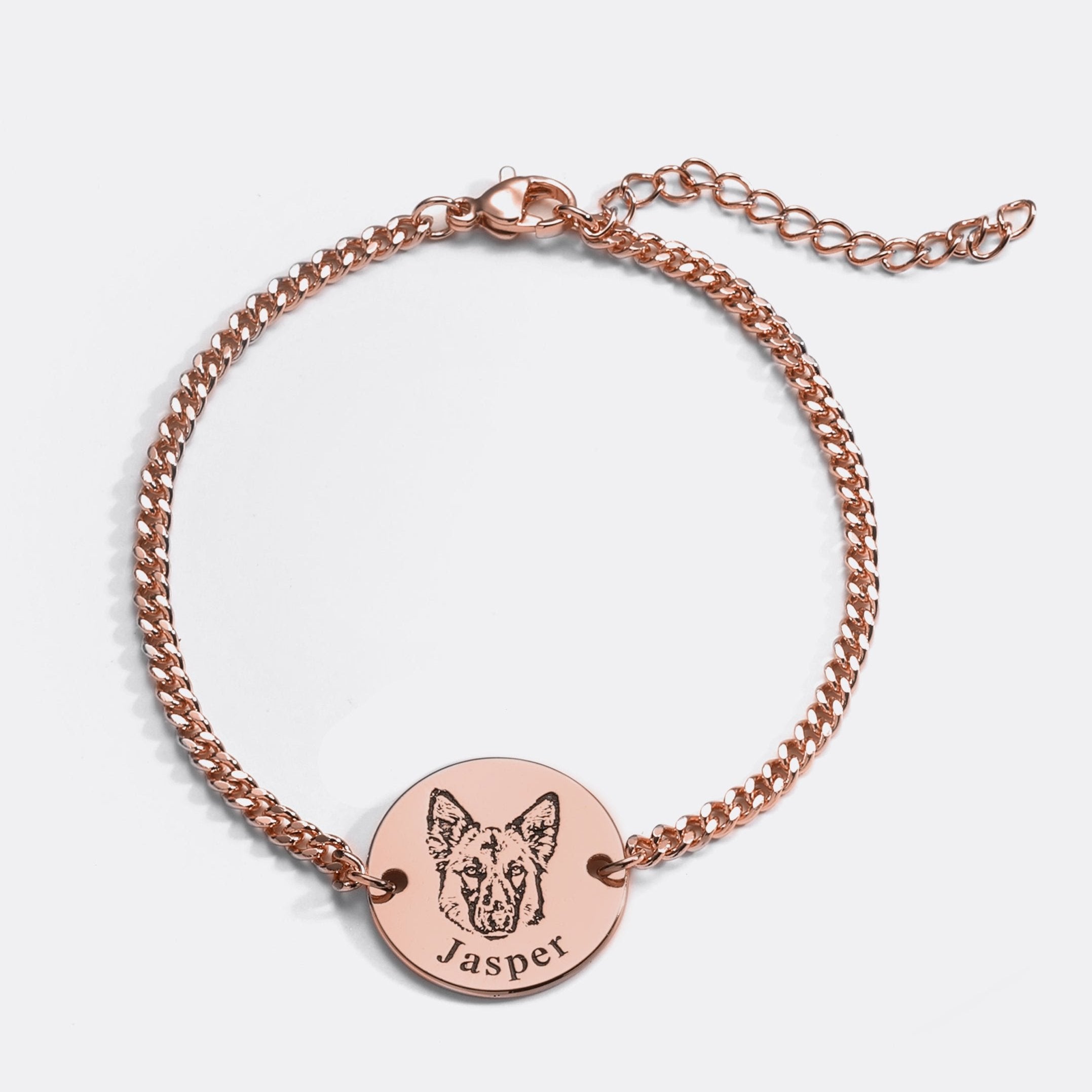 Bracciale con faccia di animale domestico