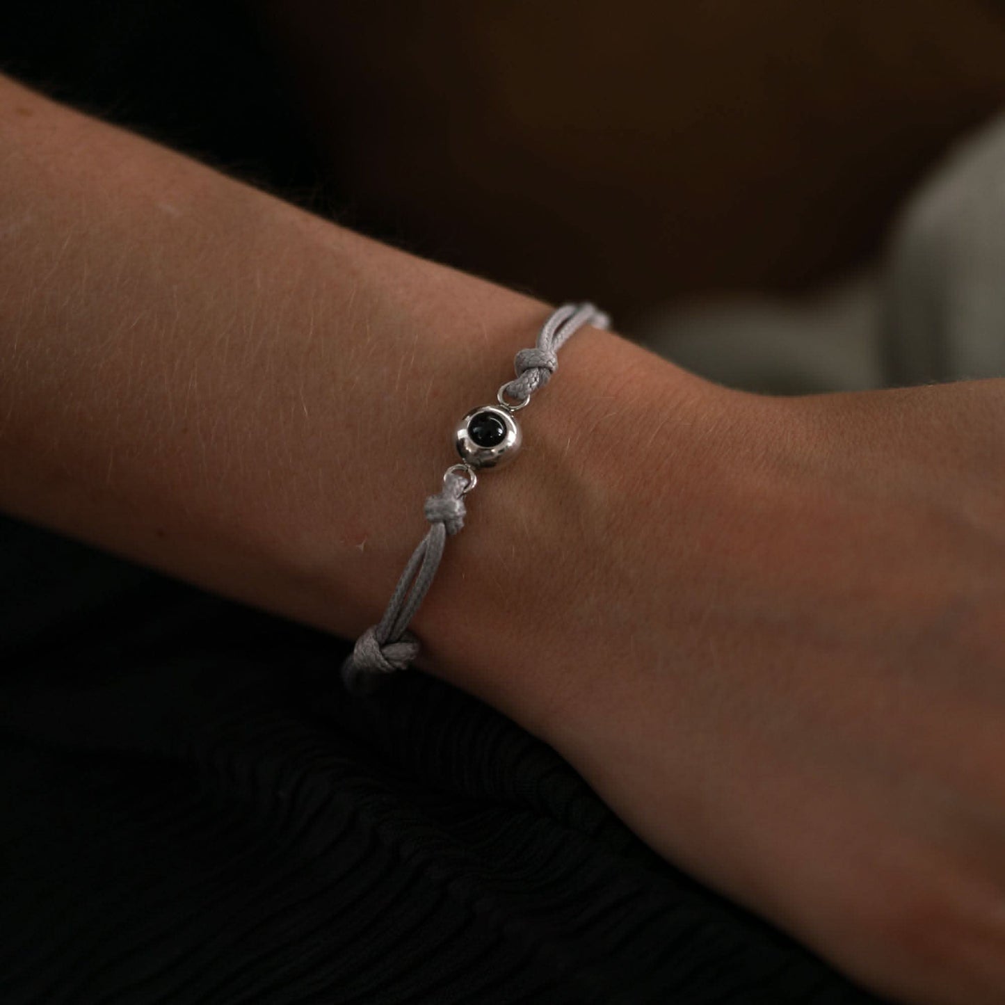 Bracciale con foto e la tua foto - nodo del marinaio