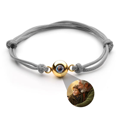 Bracciale con foto e la tua foto - nodo del marinaio