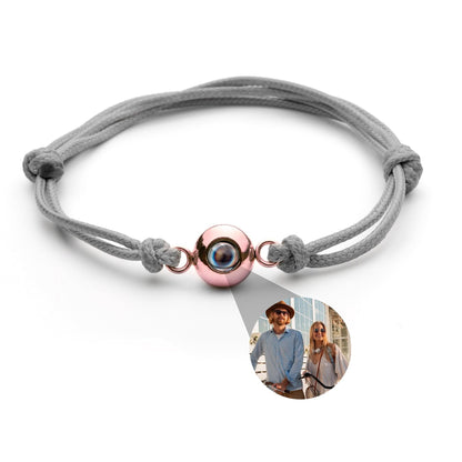 Bracciale con foto e la tua foto - nodo del marinaio