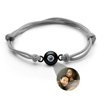 Bracciale con foto e la tua foto - nodo del marinaio