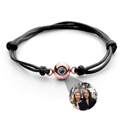 Bracciale con foto e la tua foto - nodo del marinaio