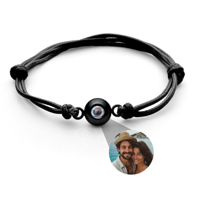 Bracciale con foto e la tua foto - nodo del marinaio