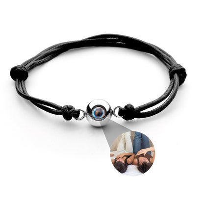 Bracciale con foto e la tua foto - nodo del marinaio