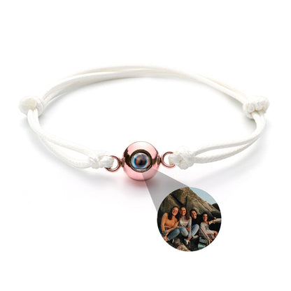 Bracciale con foto e la tua foto - nodo del marinaio
