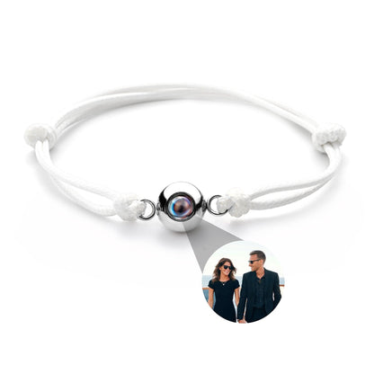 Bracciale con foto e la tua foto - nodo del marinaio