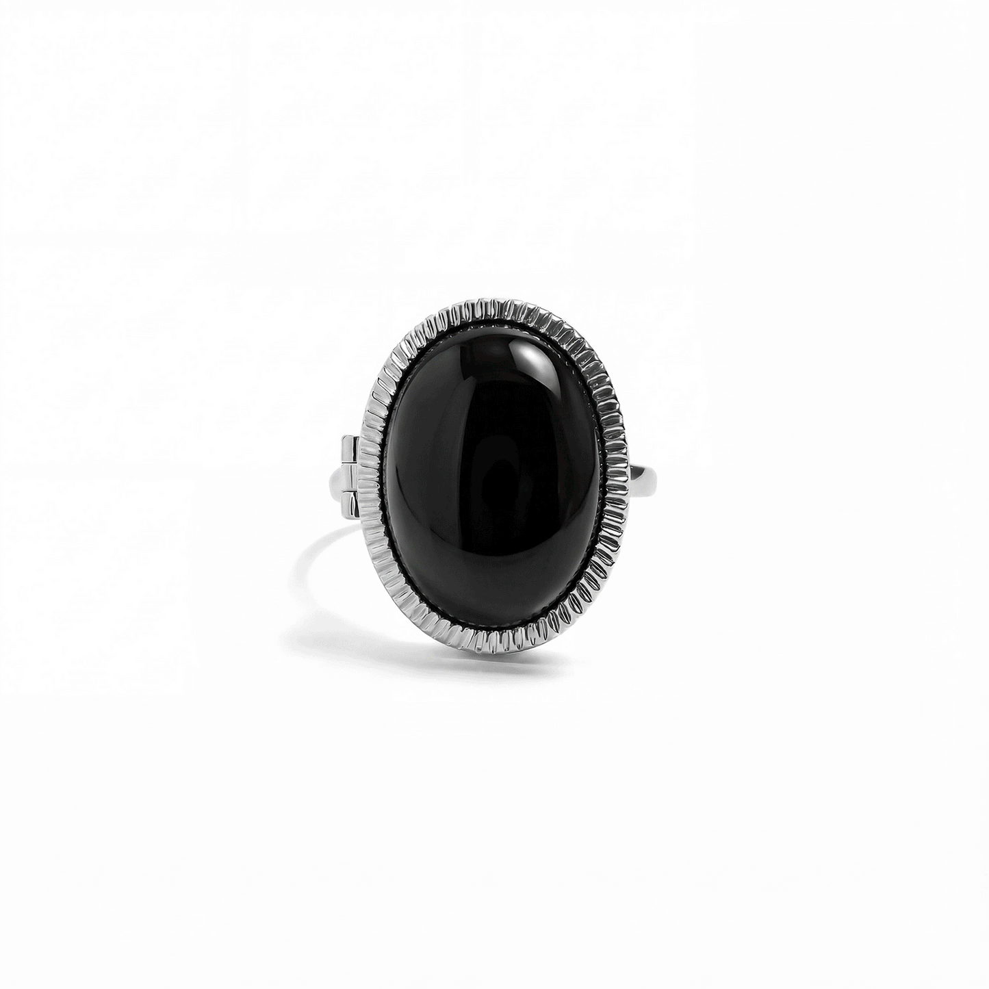 Anello Medaglione Personalizzato con Pietre Semipreziose