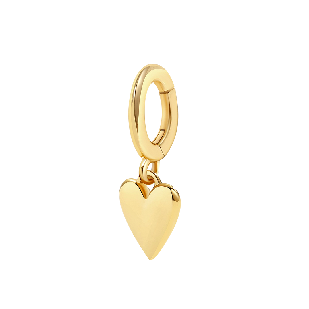 Charm a cuore minimalista