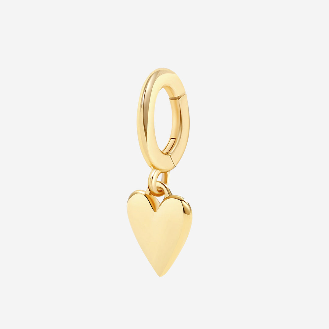 Charm a cuore minimalista