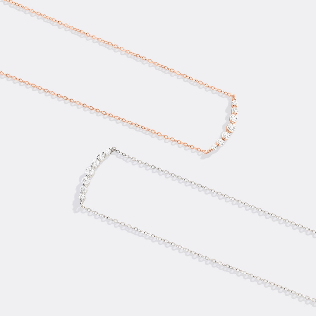 Collana Classica Arc con Diamanti