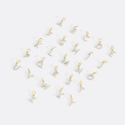 Charm iniziale con diamante PJULAN