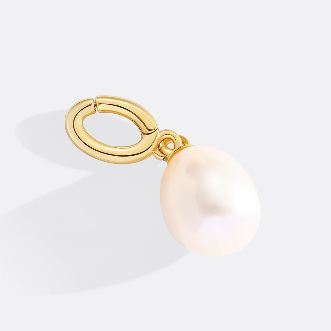 Charm a Goccia con Perla Naturale