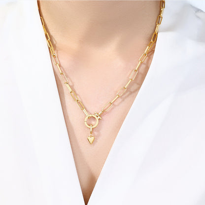 Charm a cuore minimalista