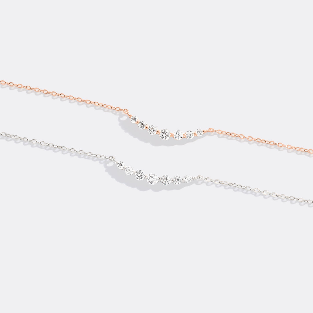 Collana Classica Arc con Diamanti