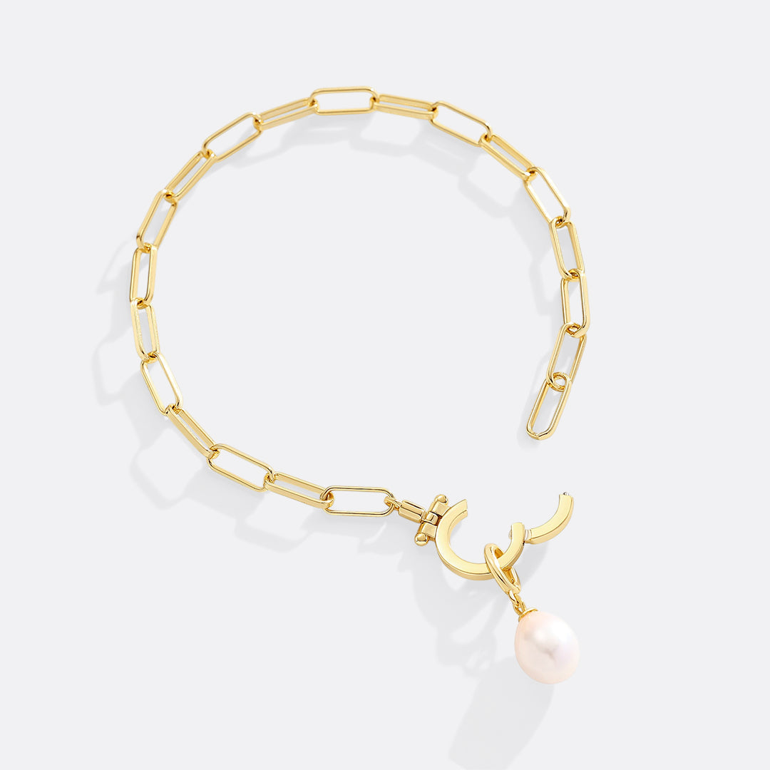 Charm a Goccia con Perla Naturale