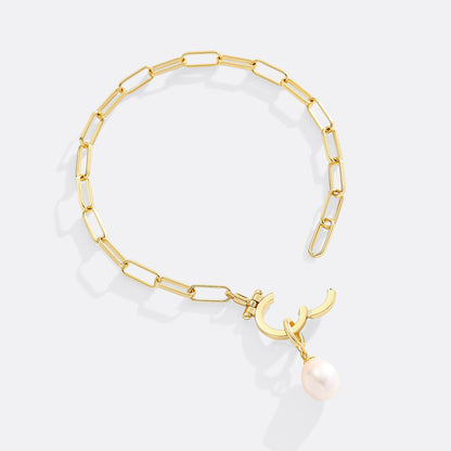 Charm a Goccia con Perla Naturale
