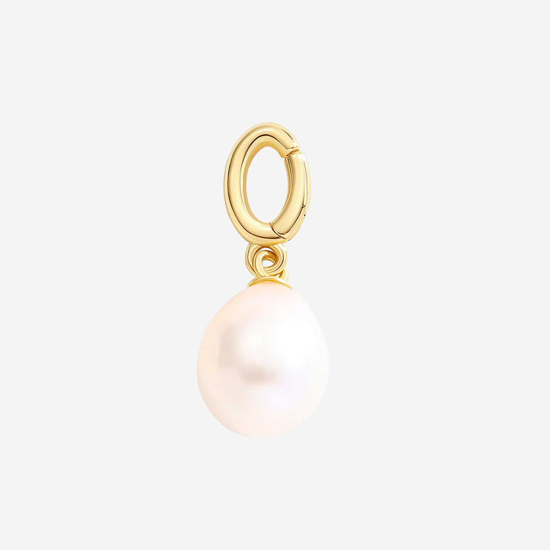 Charm a Goccia con Perla Naturale