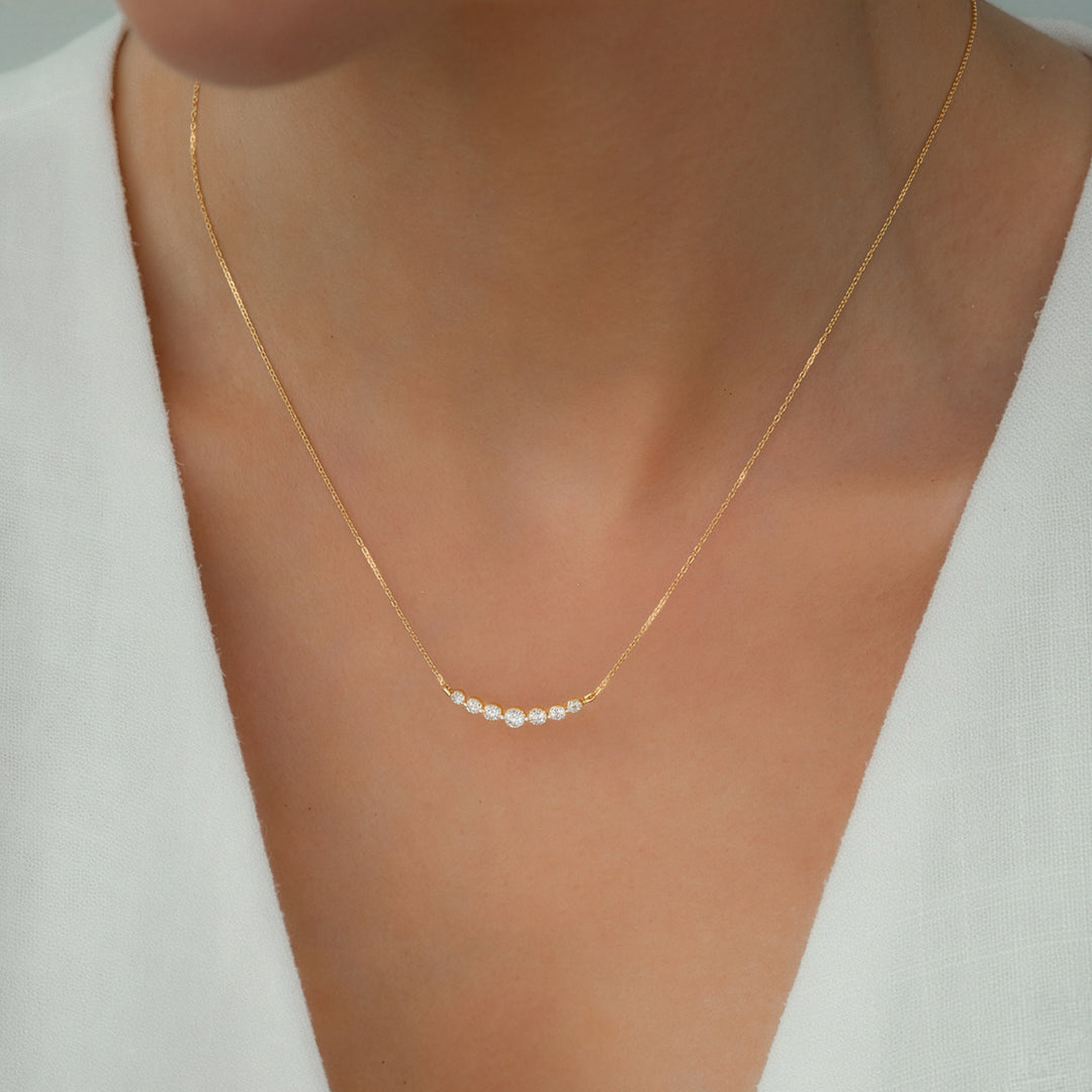 Collana Classica Arc con Diamanti